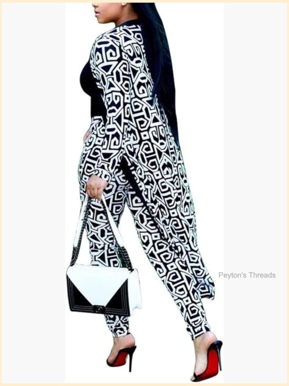 Women's 2 Piece Outfits Long Sleeve Open Front Cardigan with Leggings
